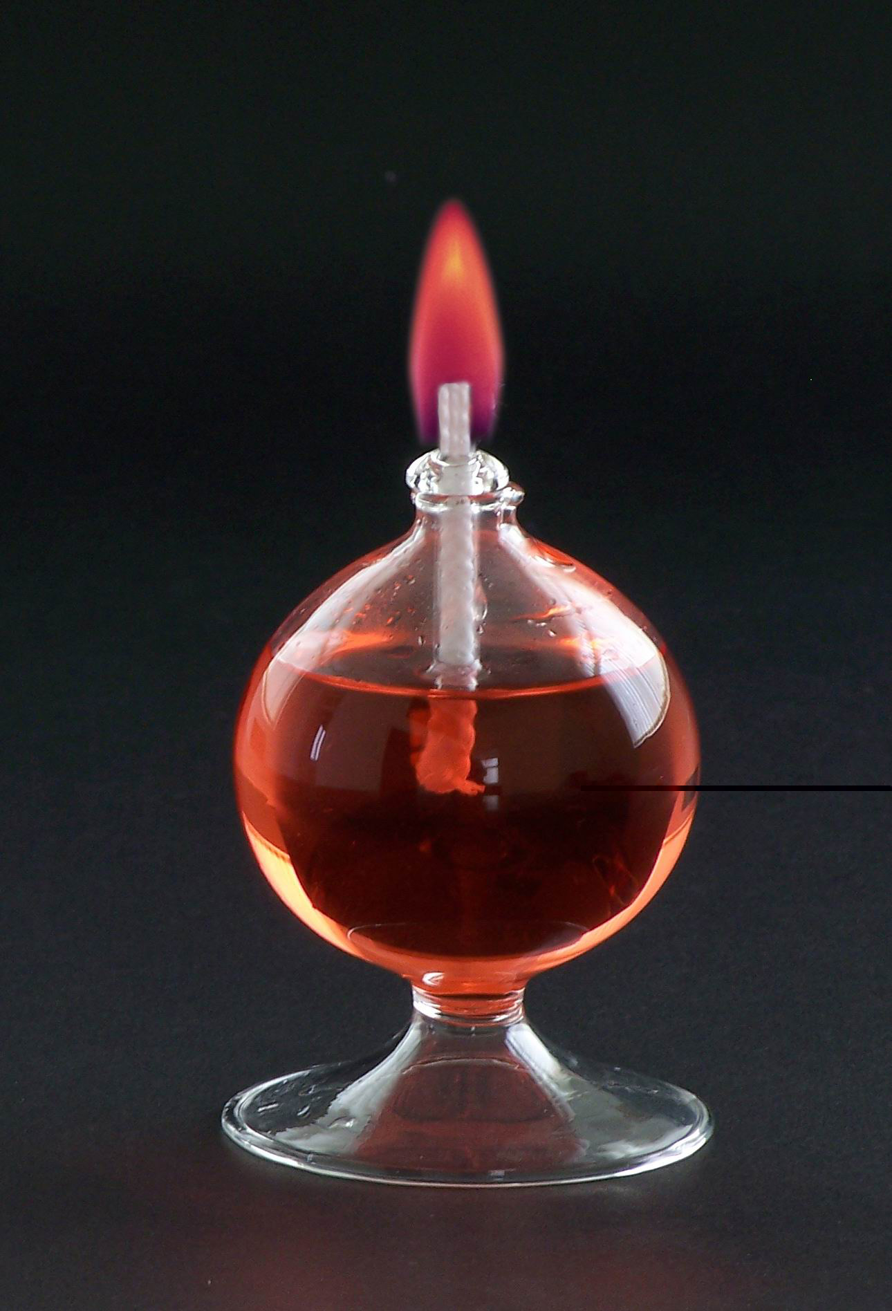 Crystal Ball Oil Lamp