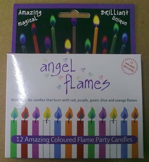Angel Flames Color Flame Party Candles