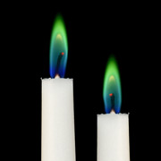 Smooth Green Colour Flame Votive Candles