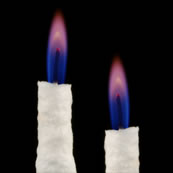 Purple Colour Flame Votive Candles